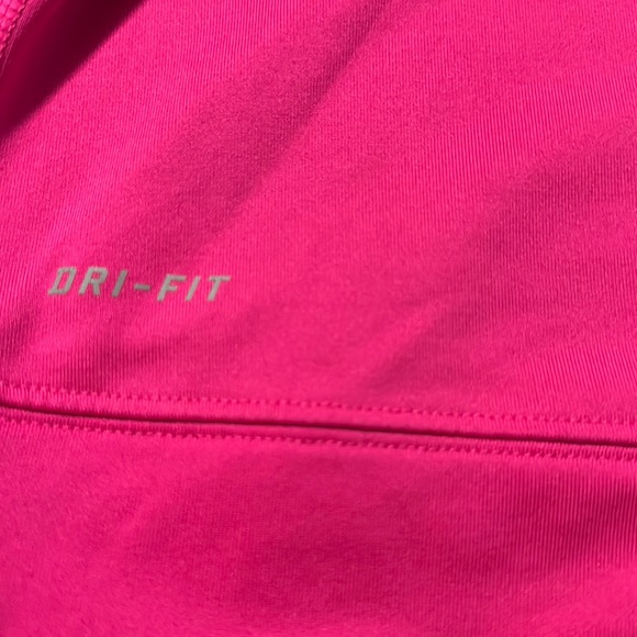 Nike Pro Hot Pink Pullover fleece Sweatshirt - Picture 2 of 7